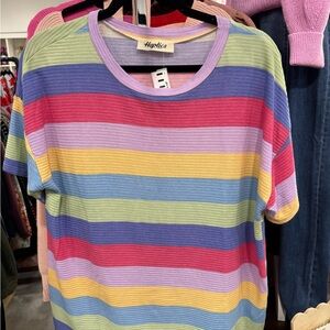 Haptics Women's Multicolor Striped Blouse